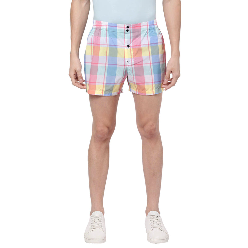 Mens Checks Shorts