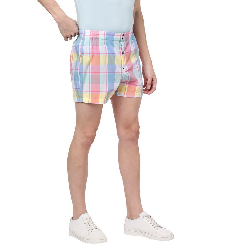 Mens Checks Shorts
