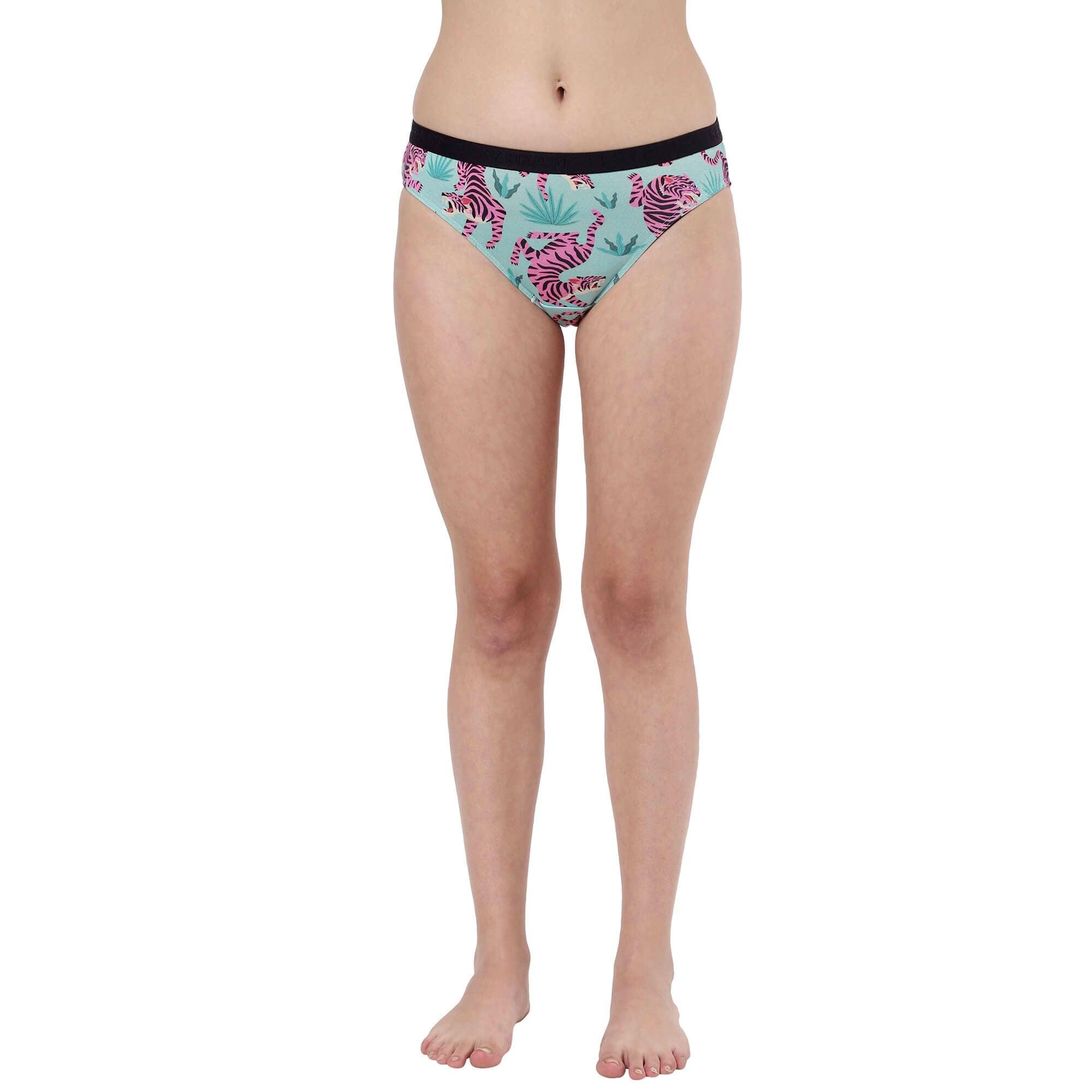 Printed Bikini Briefs for Women