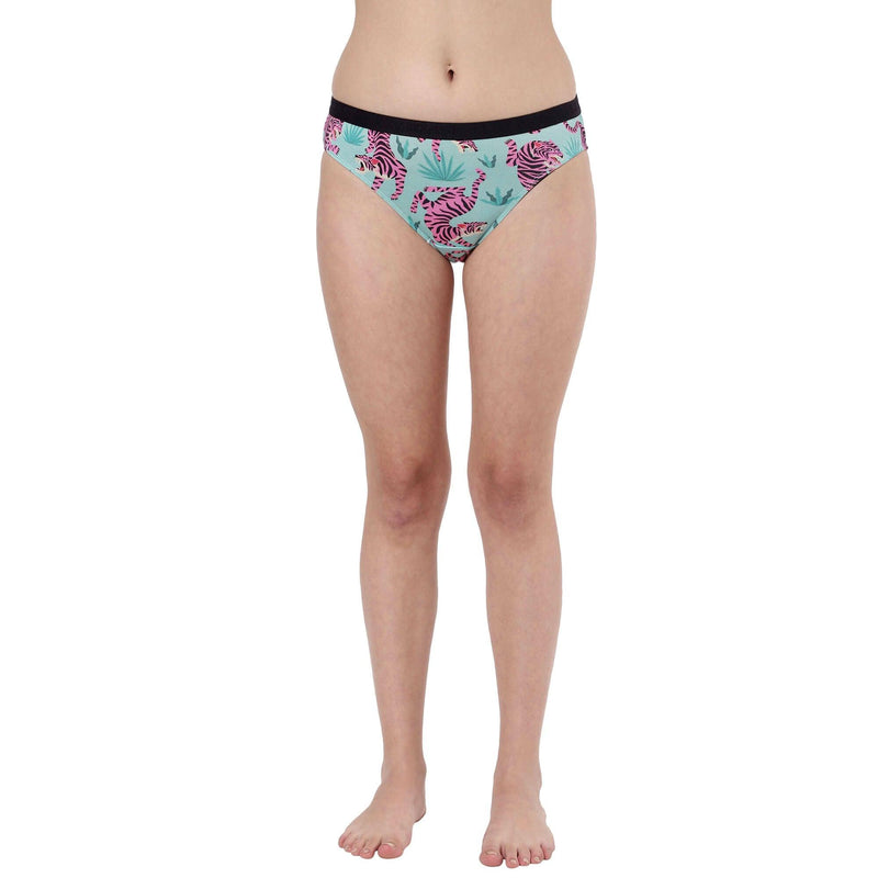 Printed Bikini Briefs for Women