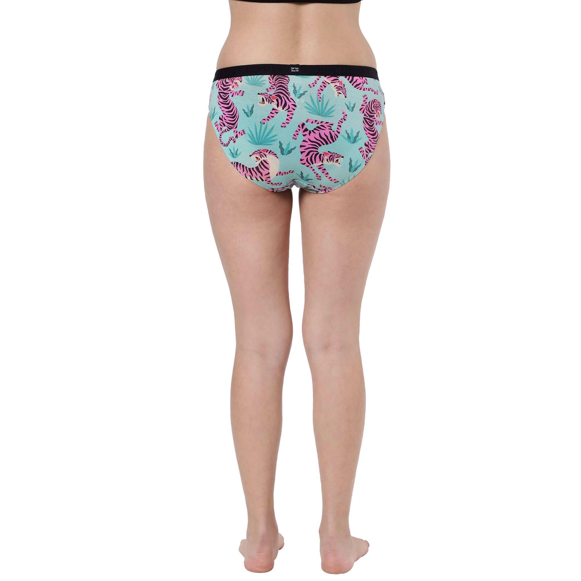 Printed Bikini Briefs for Women