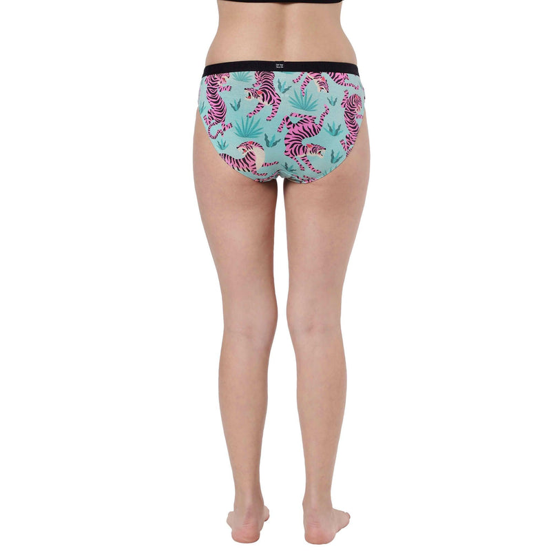 Printed Bikini Briefs for Women