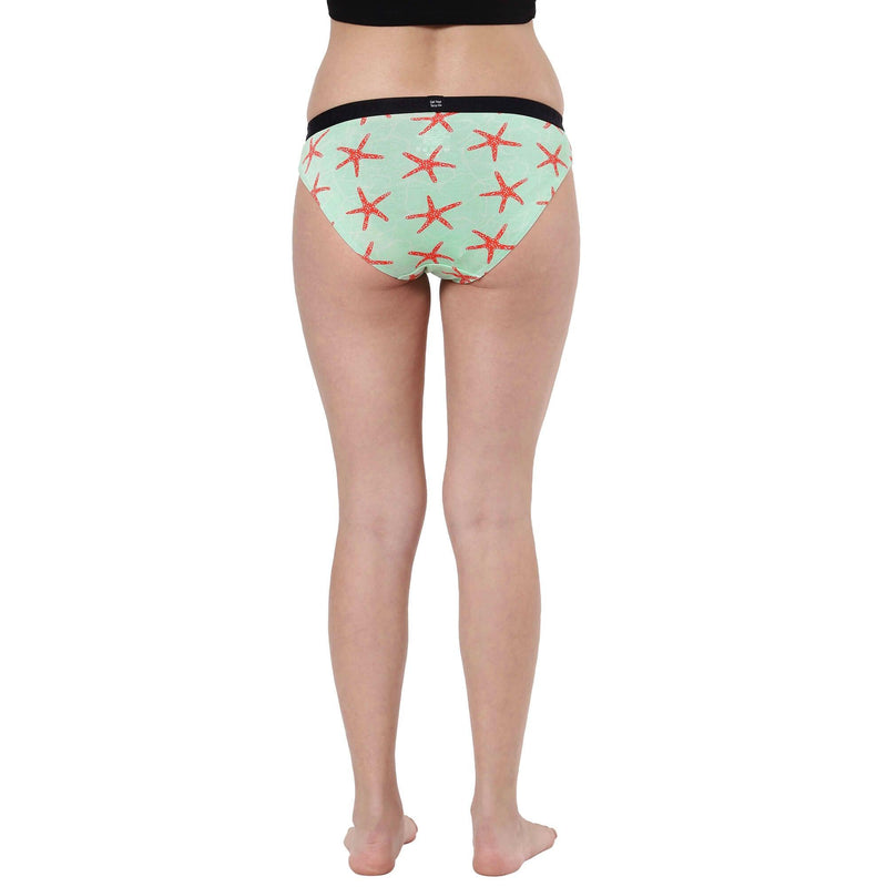 Printed Bikini Briefs for Women