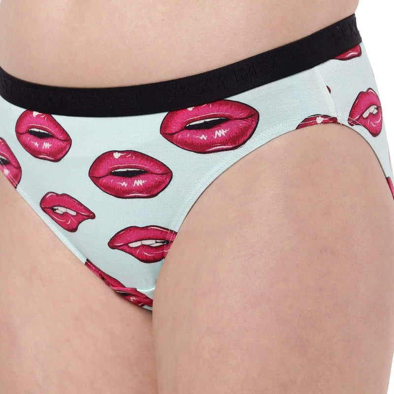 Printed Bikini Briefs for Women