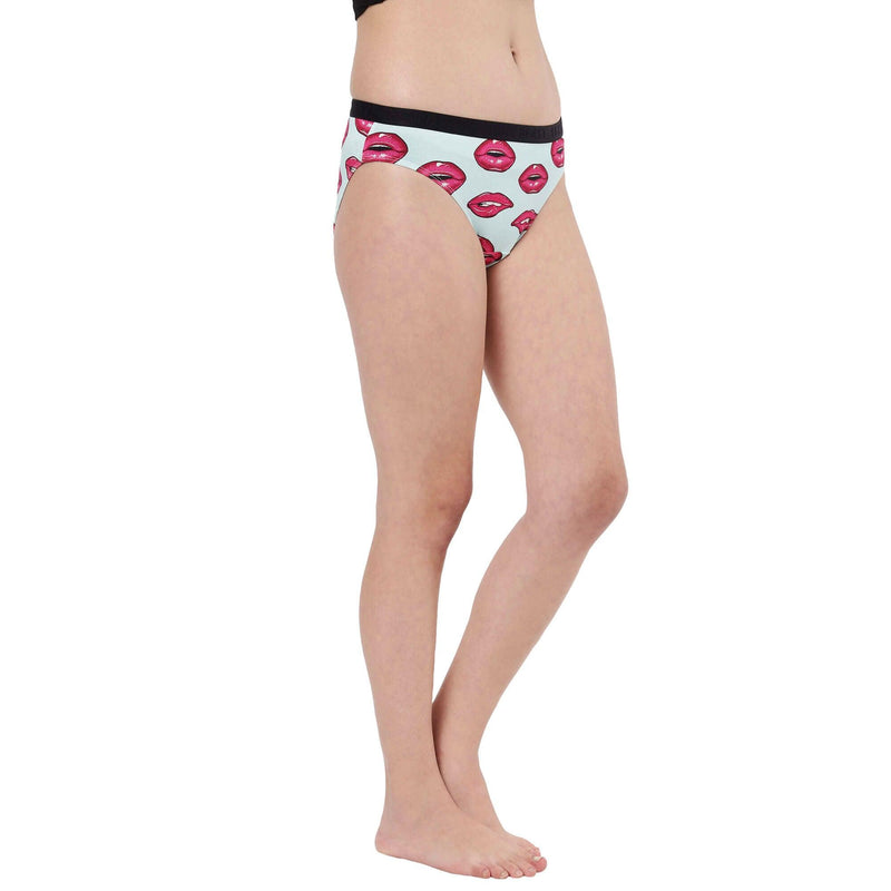 Printed Bikini Briefs for Women
