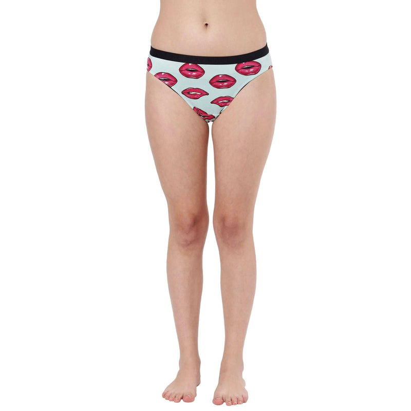 Printed Bikini Briefs for Women