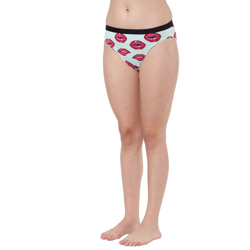 Printed Bikini Briefs for Women